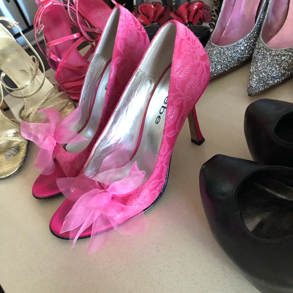 9 pair Bundle of Bebe, Steve Madden & Aldo Heels - Picture 5 of 12
